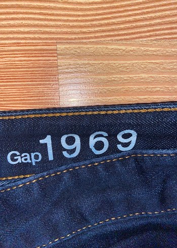 Gap Lacivert İspanyol paça düşük bel Pantolon - Görsel 3