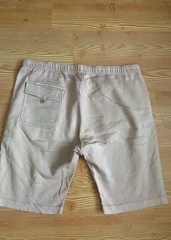 xxl Beden ten rengi Renk Erkek Bej Pamuklu Rahat Kesim Şort