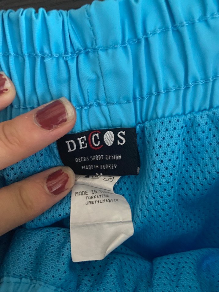 Mavi Kısa Erkek Deniz Şortu - Görsel 3