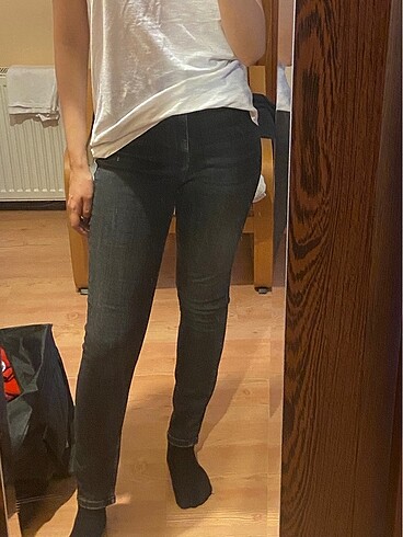 Zara Zara Siyah Skinny Jean/Kot Pantolon