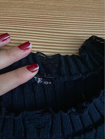 Zara Y2K Siyah Crop Bluz