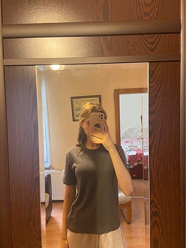 Massimo Dutti Massimo Dutti Kahverengi Tişört/T-shirt