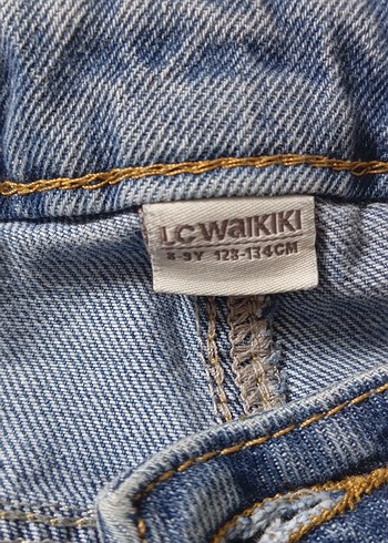 Kız Gri Denim Rahat Kesim Jean - Görsel 6