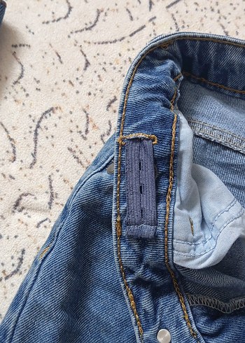 Kız Gri Denim Rahat Kesim Jean - Görsel 5