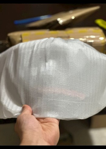 Siyah Baskılı Biker Kask Velcro Bantlı - Görsel 2