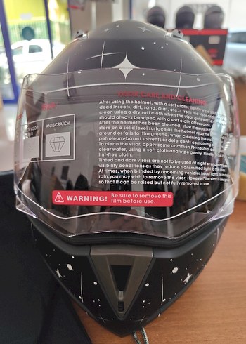 JK çene açılır güneş gözlüklü L beden Motosiklet Kaskı - Görsel 2