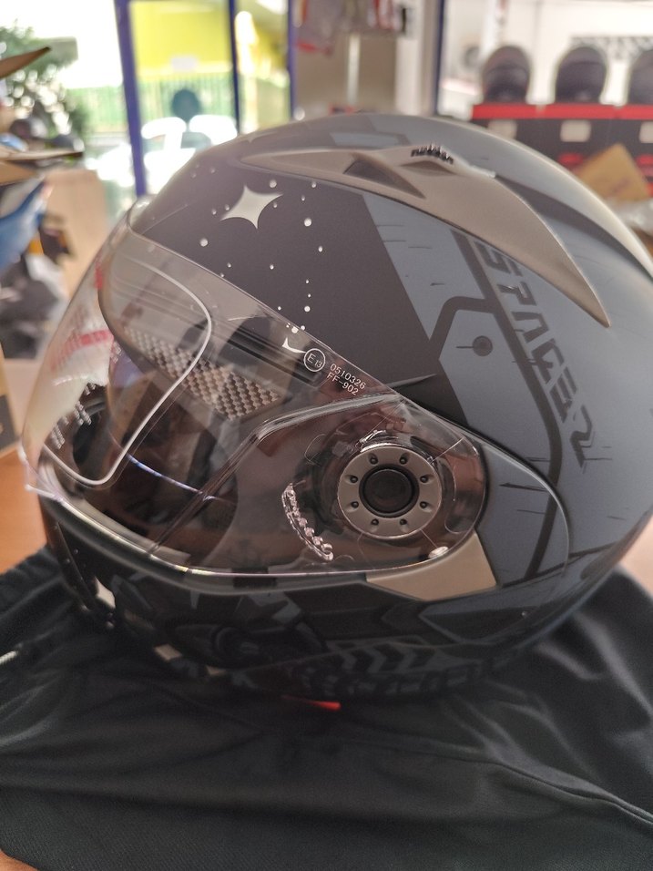 JK çene açılır güneş gözlüklü L beden Motosiklet Kaskı - Görsel 3