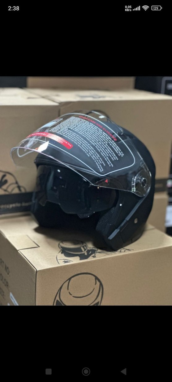 M L beden JK ÇENE AÇILIR GÜNEŞ Gözlüklü Siyah Motosiklet Kaskı - Görsel 5