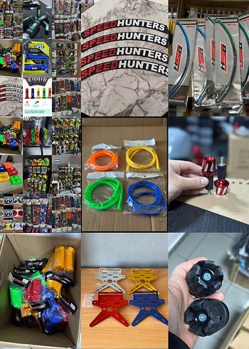 Renkli Çeşitli motorsiklet Aksesuarlar - Görsel 4