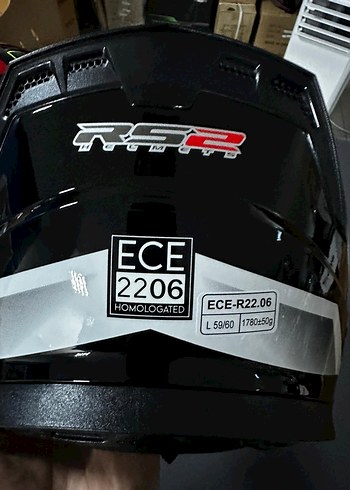 Renkli Baskılı Metal Kemerli Motosiklet Kaskı - Görsel 7