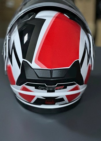 Renkli Baskılı Seramik Motosiklet Kaskı - Görsel 6