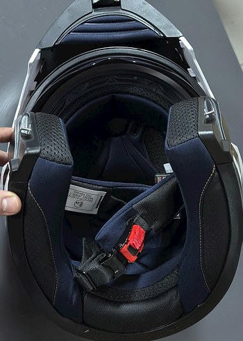 Renkli Baskılı Seramik Motosiklet Kaskı - Görsel 7