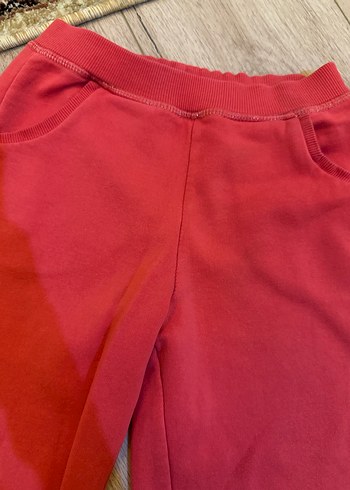 Kız Çocuk Kırmızı Rahat Kesim Tayt - Görsel 3