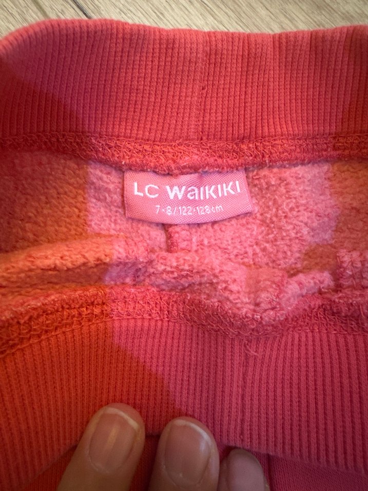 Kız Çocuk Kırmızı Rahat Kesim Tayt - Görsel 4