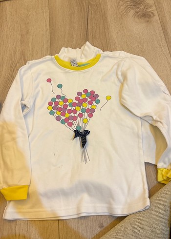 Beyaz Çocuk Uzun Kollu Atlet - Görsel 5