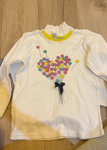 Beyaz Çocuk Uzun Kollu Atlet - Görsel 3