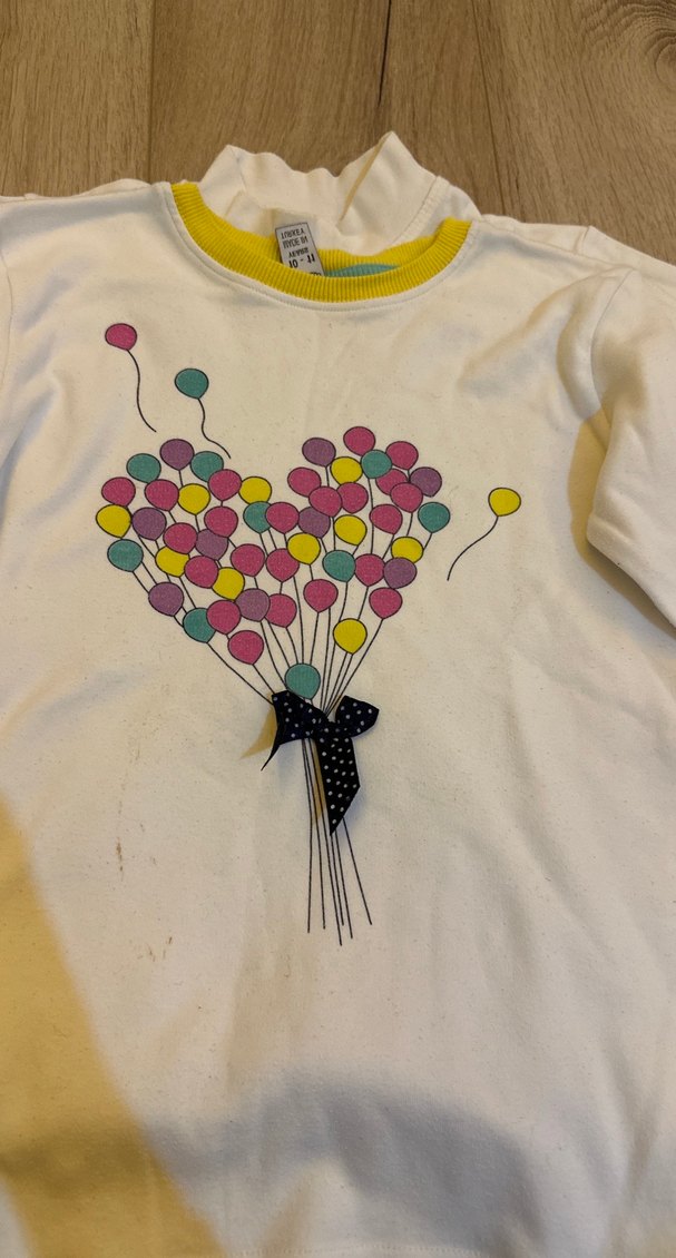 Beyaz Çocuk Uzun Kollu Atlet - Görsel 4