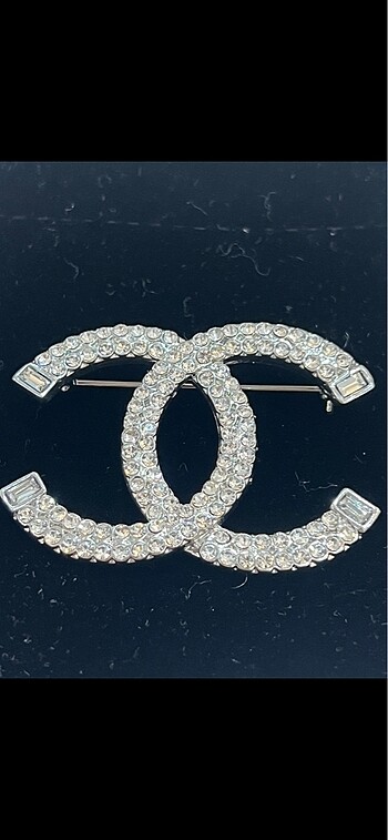 Chanel zircon broş