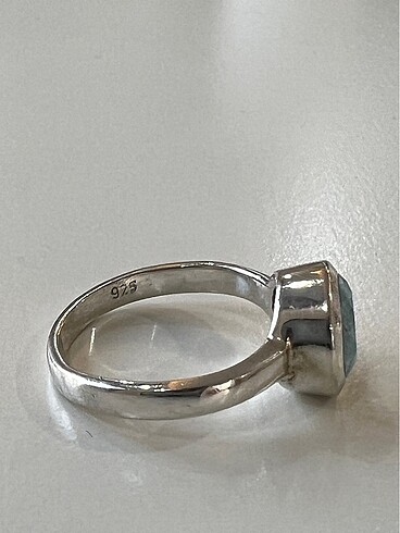 Beden mavi Renk Mavi topaz 925 k , doğal taş rhodium kaplama, ithal