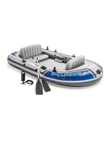 5 kişilik Şişme bot , bot motoru ve motor takma aparatı set - Görsel 2