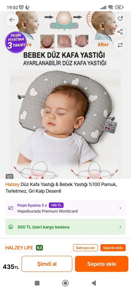 halzey düz kafa yastığı - Görsel 4