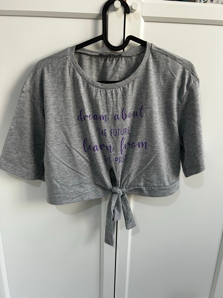 Gri Mini Tişört ve Şort Takımı - Görsel 2