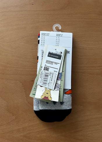 Renkli Baskılı Kaymaz Erkek Çorabı 20-24 - Görsel 2