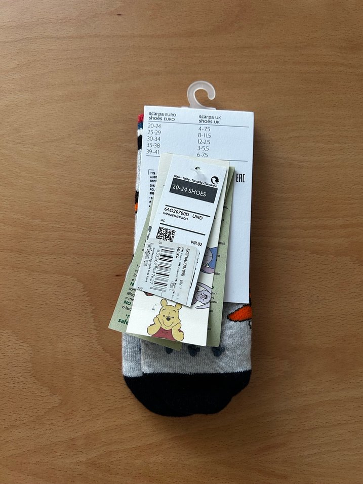 Renkli Baskılı Kaymaz Erkek Çorabı 20-24 - Görsel 2