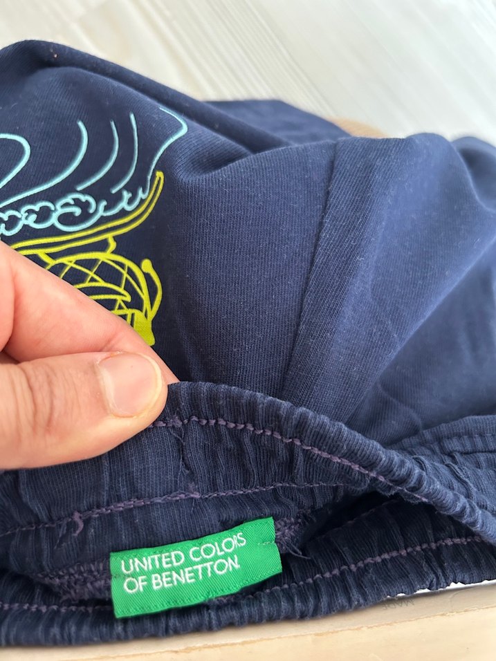 Benetton Lacivert Erkek Çocuk Baskılı Kolsuz  Takımı - Görsel 4
