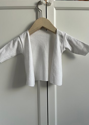 Bebek Erkek Beyaz Uzun Kollu Hastane Kıyafeti - Görsel 2