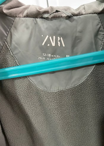 Zara Gri Etnik Desenli Erkek Bebek Mont - Görsel 5