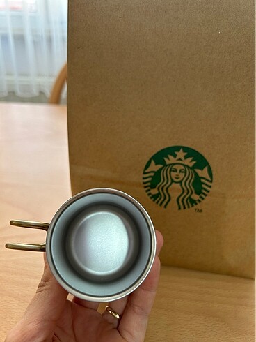  Beden altın Renk Starbucks Termos Mug