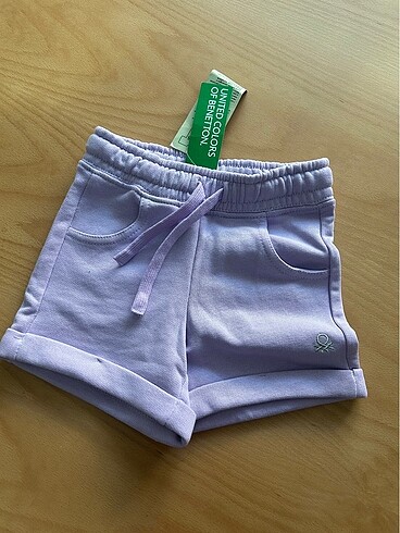 Benetton Lila Şort