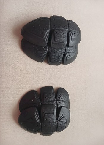 Siyah Kauçuk Motosiklet Diz Koruyucu ve dirsek koruyucu - Görsel 2