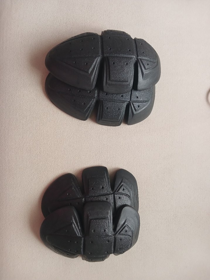 Siyah Kauçuk Motosiklet Diz Koruyucu ve dirsek koruyucu - Görsel 2