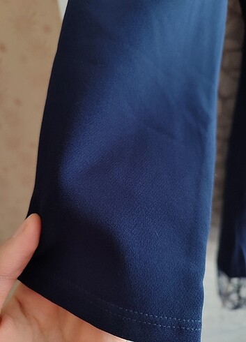 l Beden lacivert Renk Tunik elbise