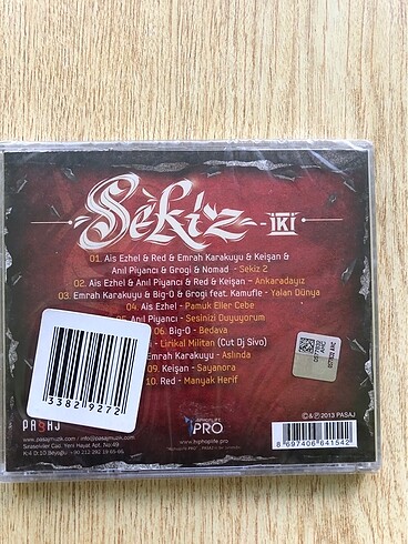 Sekiz - 2(iki) CD Jelatinli - Görsel 2