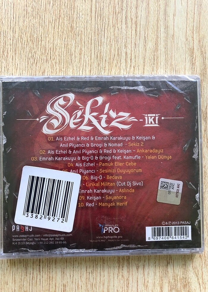 Sekiz - 2(iki) CD Jelatinli - Görsel 2