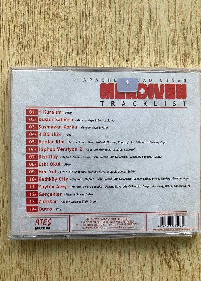 Merdiven - Apache Squad CD - Görsel 2