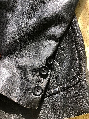 ÇOK ÖZEL ESKİ ALMAN VİNTAGE DERİ CEKET - Görsel 3