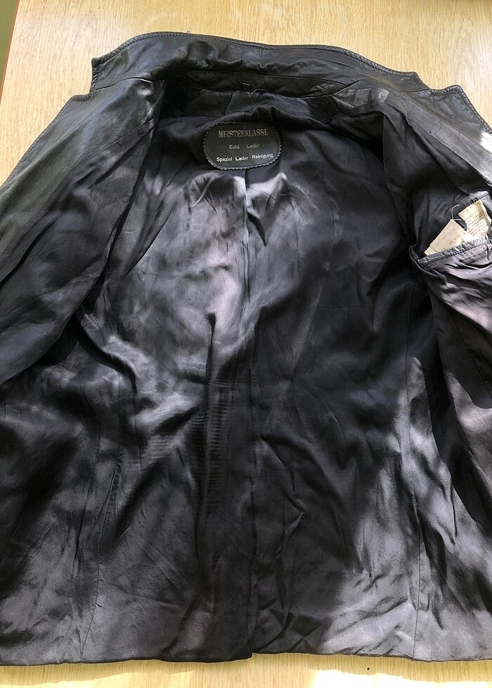 ÇOK ÖZEL ESKİ ALMAN VİNTAGE DERİ CEKET - Görsel 4