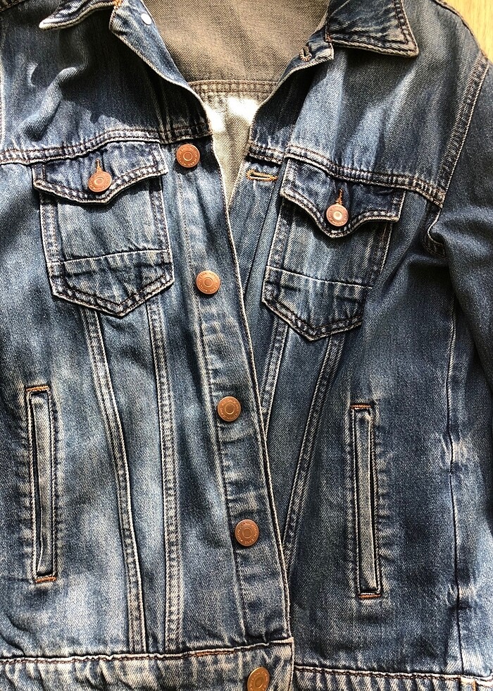 Vintage Kot Ceket - Görsel 2