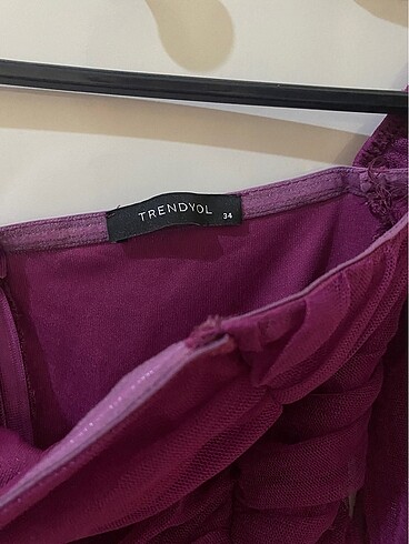 s Beden bordo Renk trendyolmılla elbıse