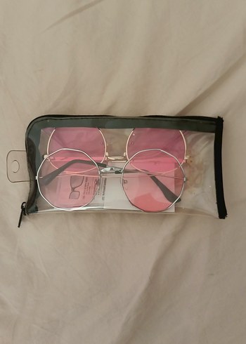 Minimalist Pembe Yuvarlak Kadın Gözlük