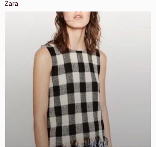 Zara Zara fırfırlı dantel buluz