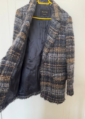 Kadın Massimo Dutti Kışlık Yün Ceket - Görsel 2