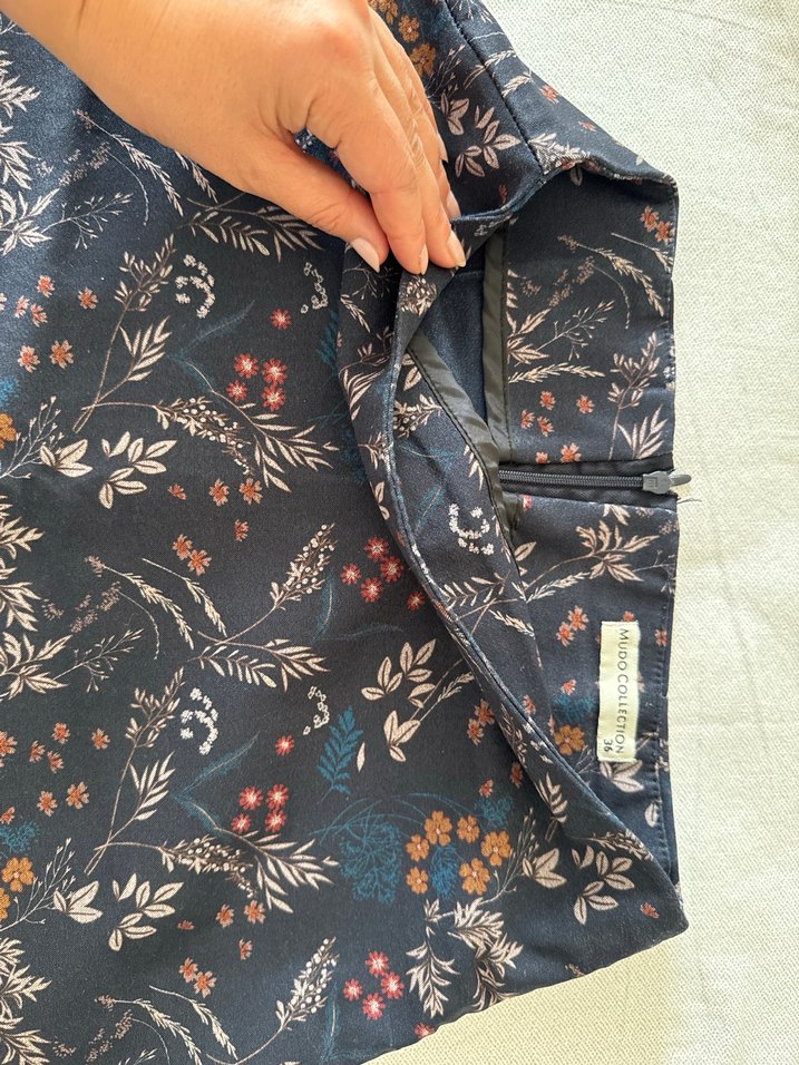 Bohem Çok Renkli Mini Etek - Görsel 4