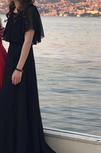 Tasarımcı Siyah özel dikim abiye