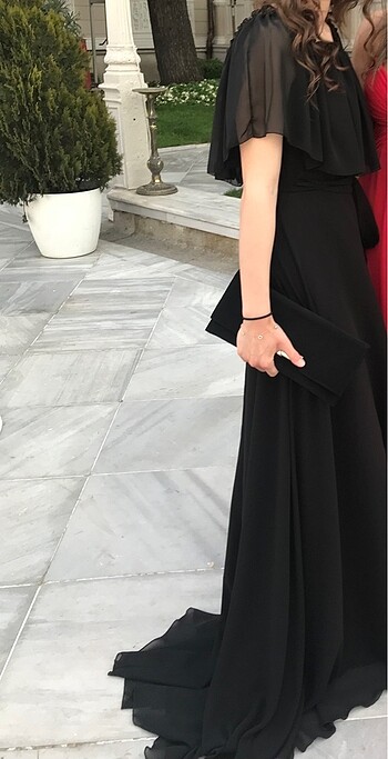 s Beden Siyah özel dikim abiye