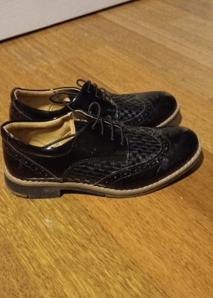 Erkek çocuk klasik ayakkabı - Görsel 4